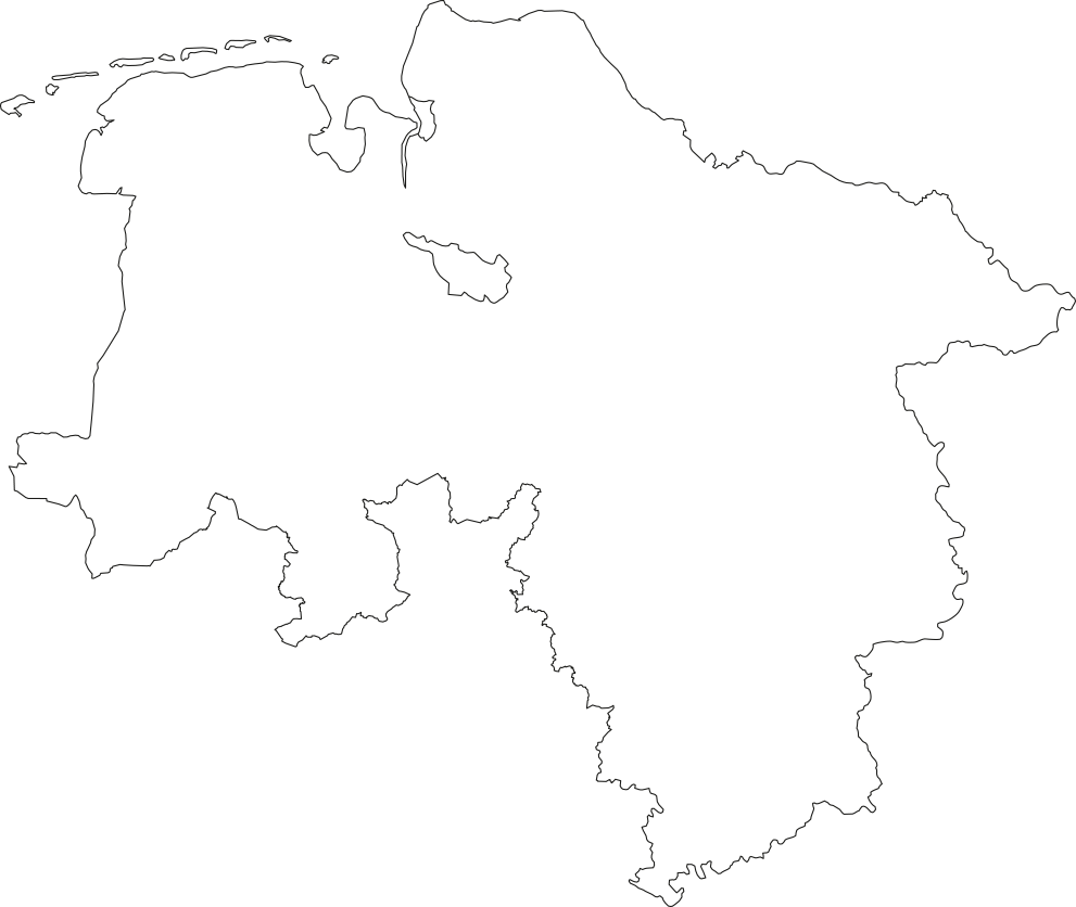 Niedersachsen Karte